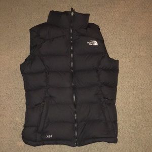 XS North Face women’s black vest